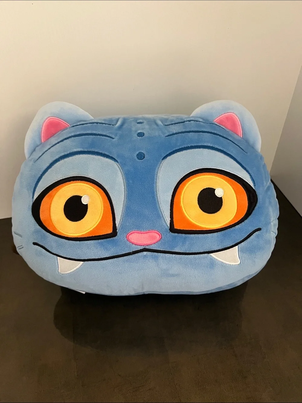 Netflix Blue Cat Plush Pair with Yellow Eyes